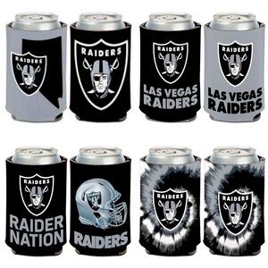Las Vegas Raiders 12 oz Can Cooer Bundle